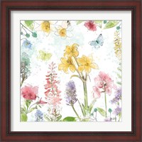 Framed 'Spring Splash III' border=