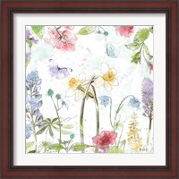 Framed 'Spring Splash II' border=