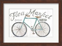 Framed White Barn Flea Market I