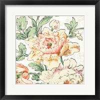 Framed 'Cottage Roses VI' border=