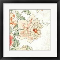 Framed 'Cottage Roses IV' border=