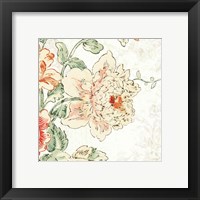 Framed 'Cottage Roses IV' border=