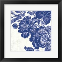 Toile Roses V Framed Print