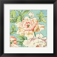 Framed Cottage Roses VI Bright