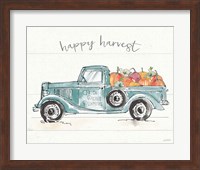 Framed Modern Farmhouse VIII Blue Truck