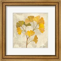 Framed 'November Leaves III' border=