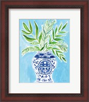 Framed 'Elegant Chinoiserie II Crop' border=