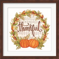 Framed Thankful Wreath