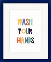 Framed Wash Your Hands