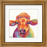 Framed 'Cheery Cow' border=