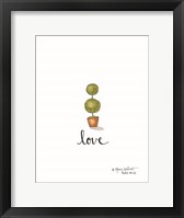 Framed Little Love Topiary