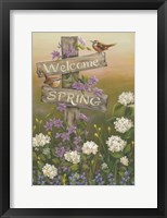 Framed Welcome Spring