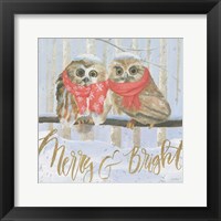 Framed Christmas Critters Bright V