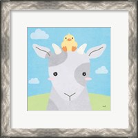 Framed 'Barn Buddies IV' border=