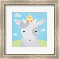 Framed 'Barn Buddies IV' border=