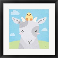 Framed 'Barn Buddies IV' border=