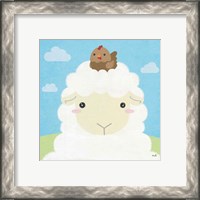 Framed 'Barn Buddies III' border=