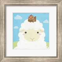 Framed 'Barn Buddies III' border=