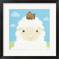 Framed 'Barn Buddies III' border=