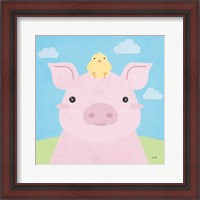 Framed 'Barn Buddies II' border=