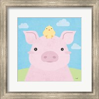 Framed 'Barn Buddies II' border=