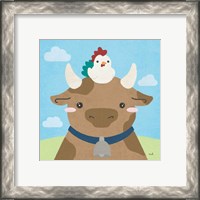 Framed 'Barn Buddies I' border=