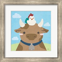 Framed 'Barn Buddies I' border=