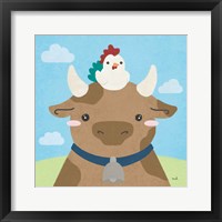 Framed 'Barn Buddies I' border=