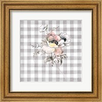 Framed 'Sketchbook Garden X Checker' border=