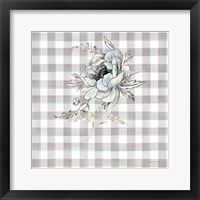 Framed 'Sketchbook Garden VIII Checker' border=