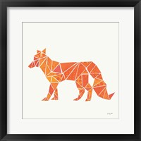 Framed 'Geometric Animal II' border=