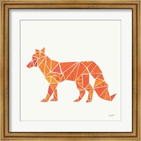 Framed 'Geometric Animal II' border=