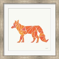 Framed 'Geometric Animal II' border=