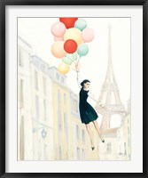 Aloft In Paris II Framed Print