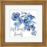 Framed 'Delft Delight IV Faith' border=