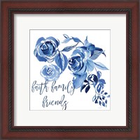 Framed 'Delft Delight IV Faith' border=