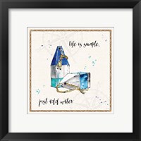 Framed 'Coastal Buoys VI Life' border=