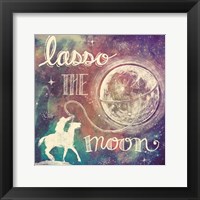 Framed Universe Galaxy Lasso the Moon