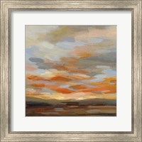 Framed 'High Desert Sky II' border=