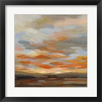 Framed 'High Desert Sky II' border=