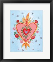 Frida's Heart III Framed Print
