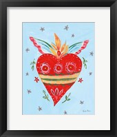 Frida's Heart II Framed Print