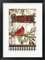 Framed Noel Cardinal