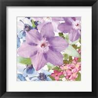 Framed 'Clematis I' border=