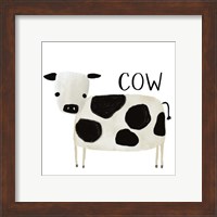 Framed 'Cow' border=