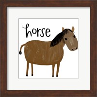 Framed 'Horse' border=