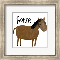 Framed 'Horse' border=