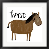 Framed 'Horse' border=