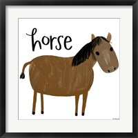 Framed 'Horse' border=