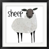 Framed 'Sheep' border=